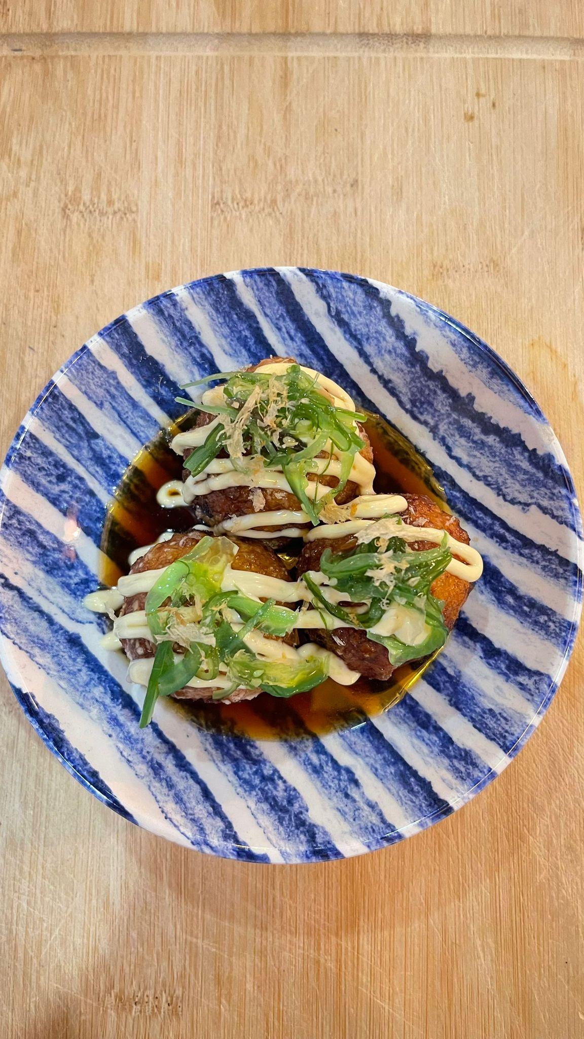 takoyaki pan frito